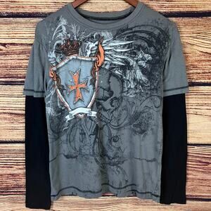 Y2k MMA Elite Long Sleeve Double Sided T-shirt